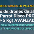 Curso gratis en Palencia de Piloto de drones de ala fija con Parrot Disco PRO-AG (0-5 Kg) AVANZADO