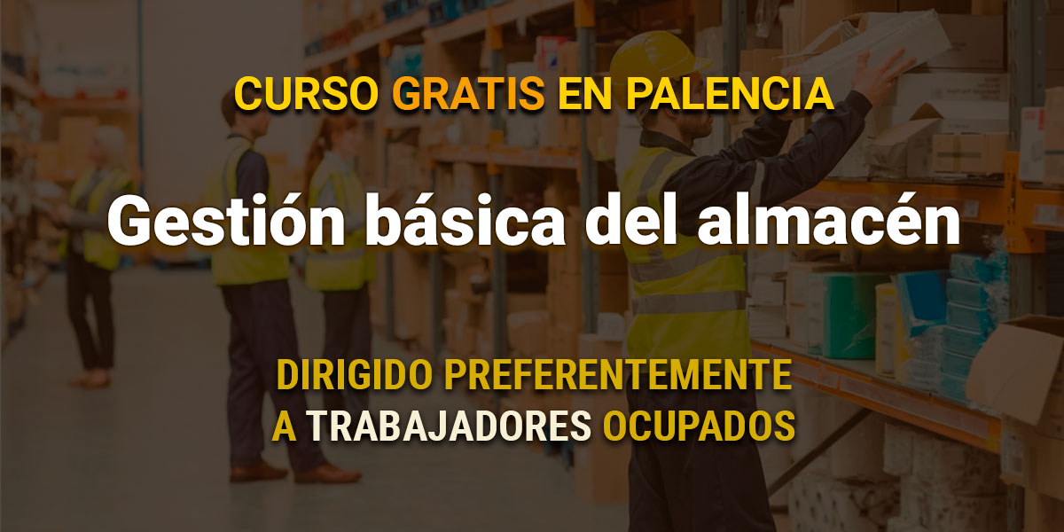 Curso gratis en Palencia de Gestión básica del almacén