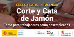 Curso gratis de corte y cata de jamón en Palencia