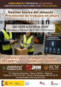 Gestión básica del almacén + Prevención de trabajos en altura